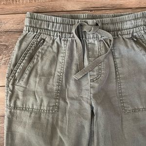 GAP, Olive Cotton Pants, Wms Size Small